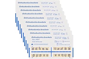 Teeth Braces Brackets Metal 0.022 Slot 3-4-5 Orthodontic Supplies