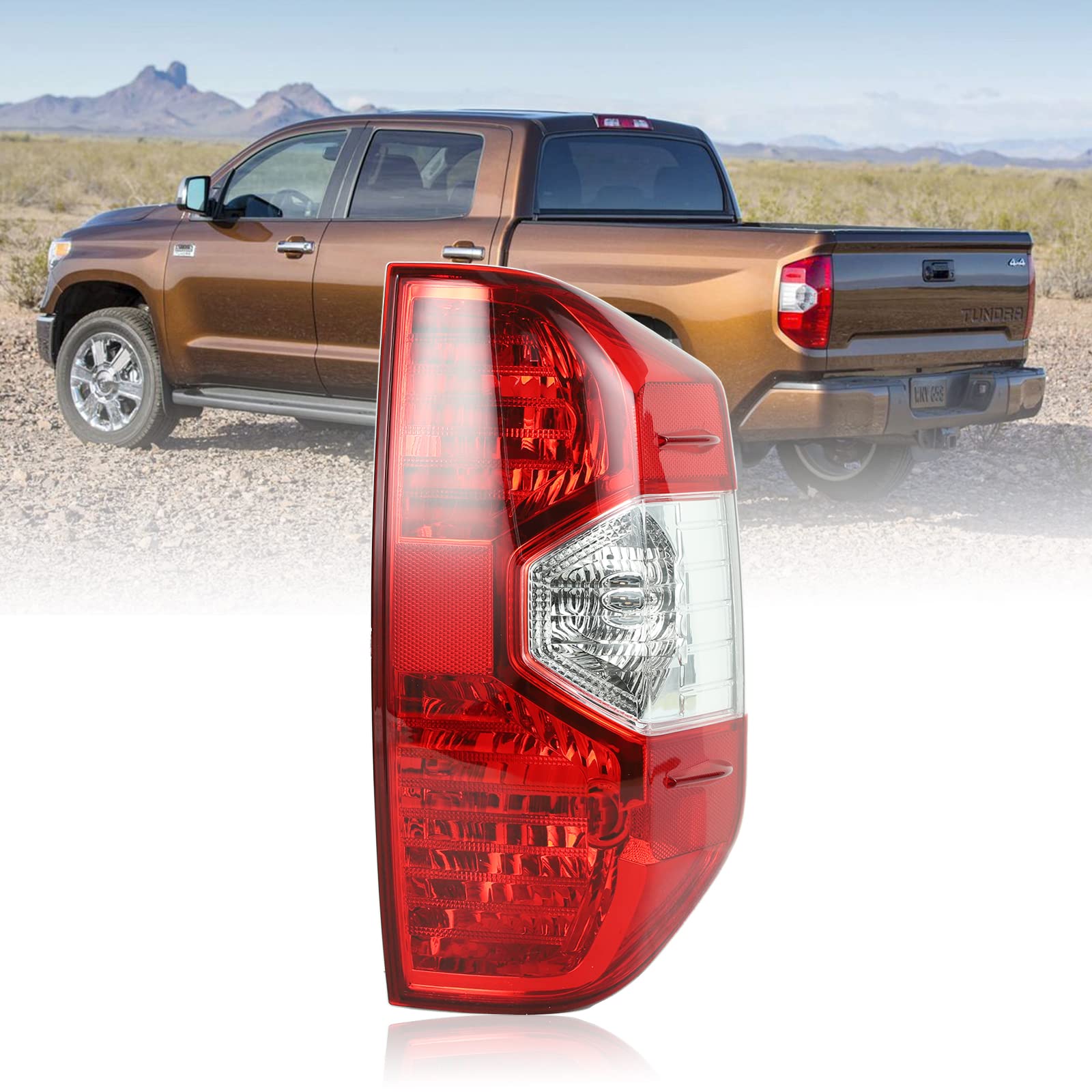 Amazon.com: BLACKHORSE-RACING Right Passenger Side Rear Tail Light