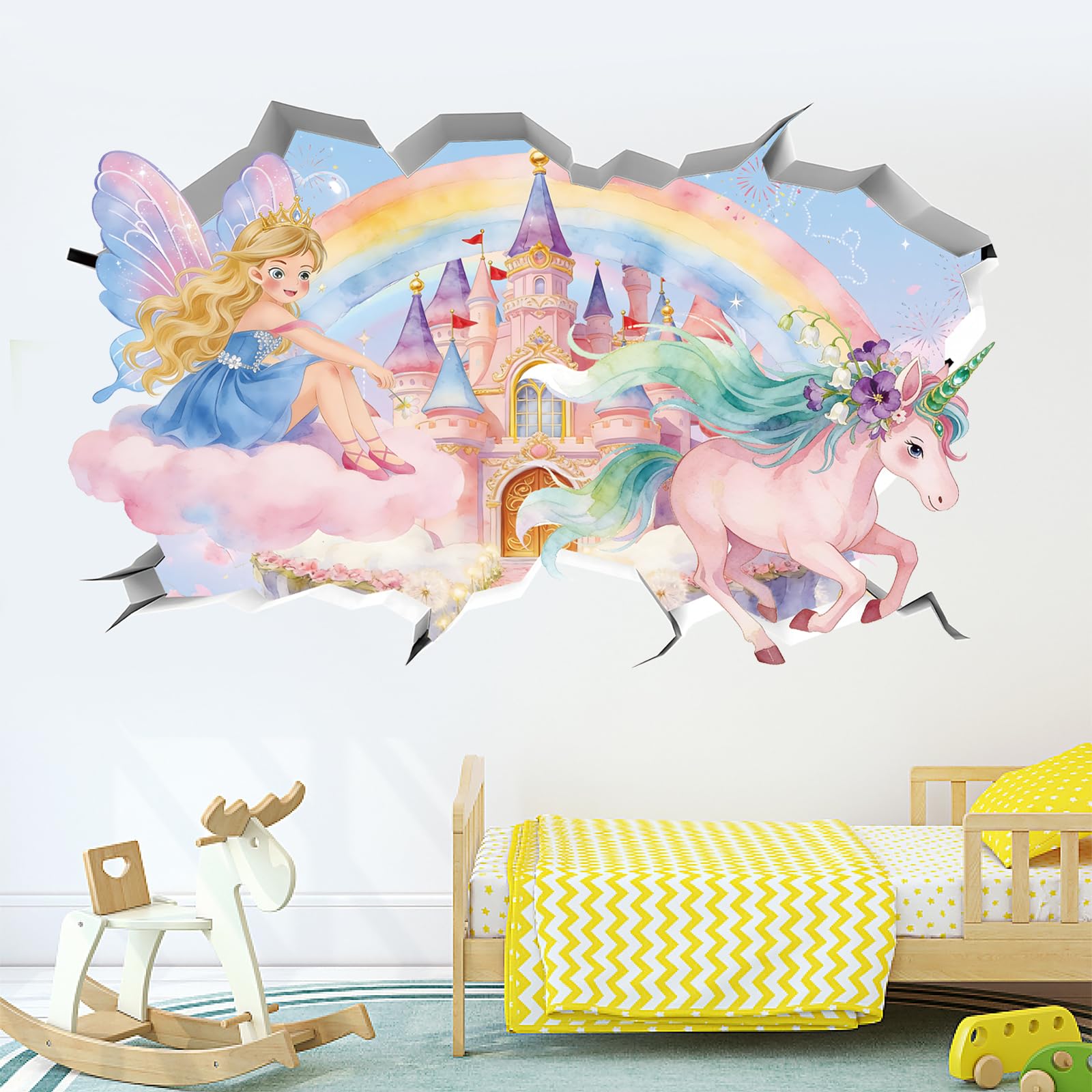 PLIGREAT Fairy Castle Wall Decals - Image 2
