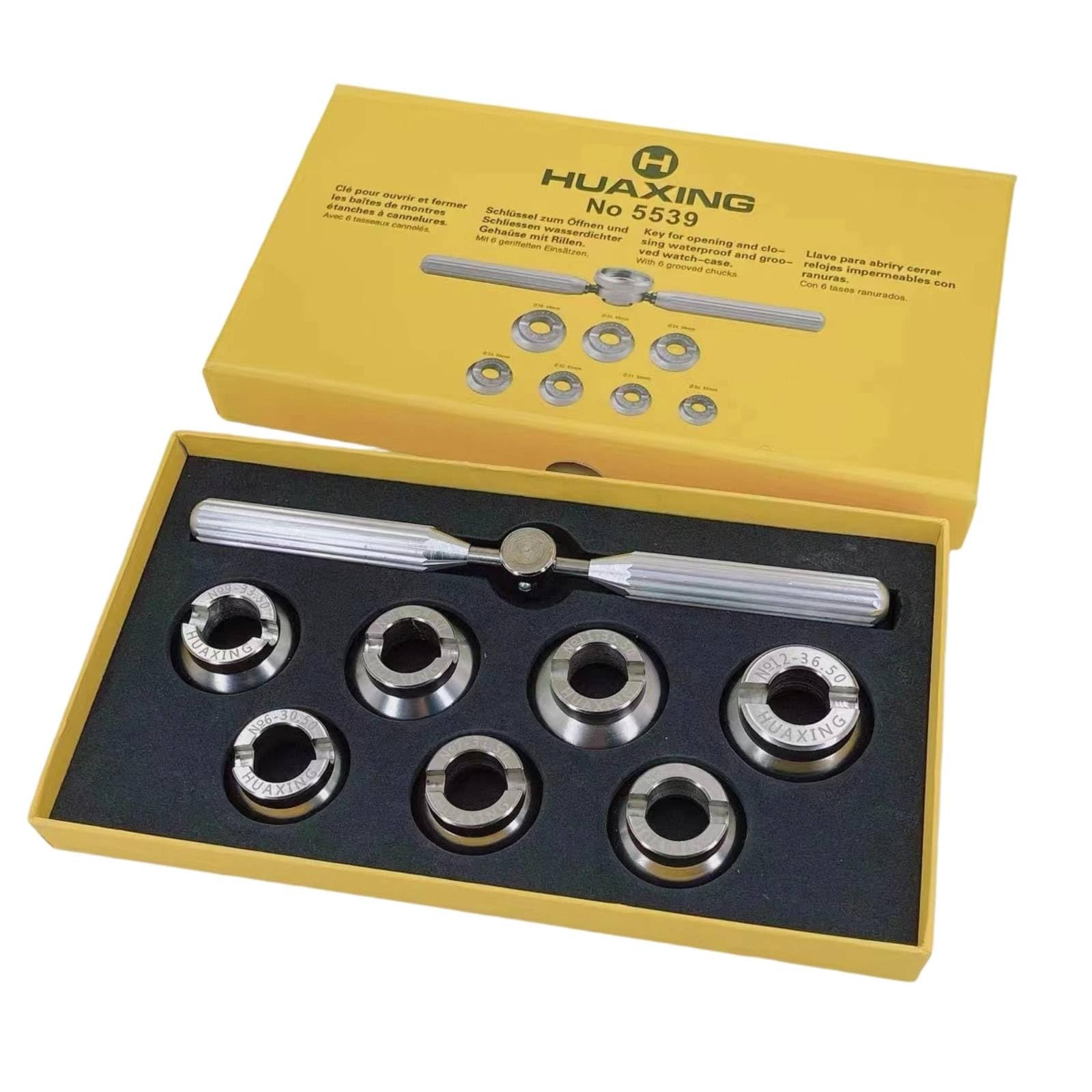 Apricassa con Punte Professionale Apricassa Universale Manuale Utensile per Orologiai, Artigiani, Laboratorio, Banco da Lavoro