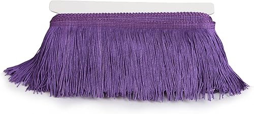 Miniatura 9 de Chainette Fringe Trim 10Yard x 4 Inches Fabric Trims Tassel Sewing for DIY Decoration Clothes Accessories Latin Wedding Dress