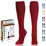 Copper Compression Socks for Women & Men 15-20mmHg Cotton Rich Odor Control Dress Socks for Business Casual Running Medical Athletic Support, Edema Diabetic Relief