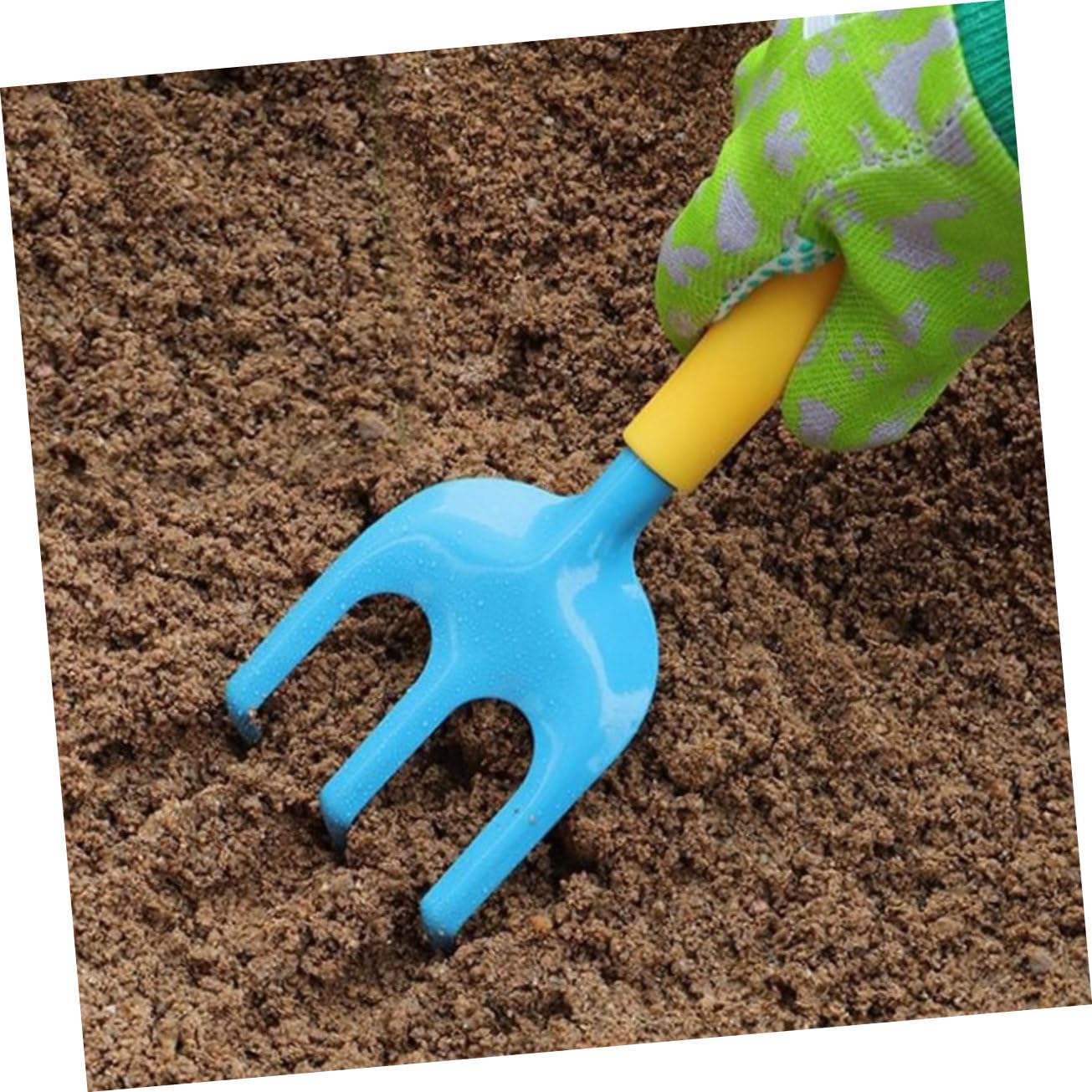 Milisten Gardening Tools for Kids 9pc Kit Mini Garden Tools Rake Shovel Watering Can Safe for Little Hands