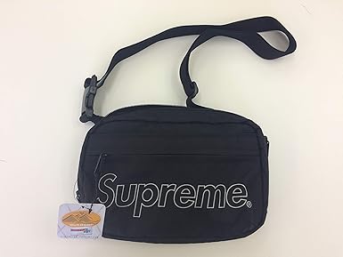 black supreme handbag