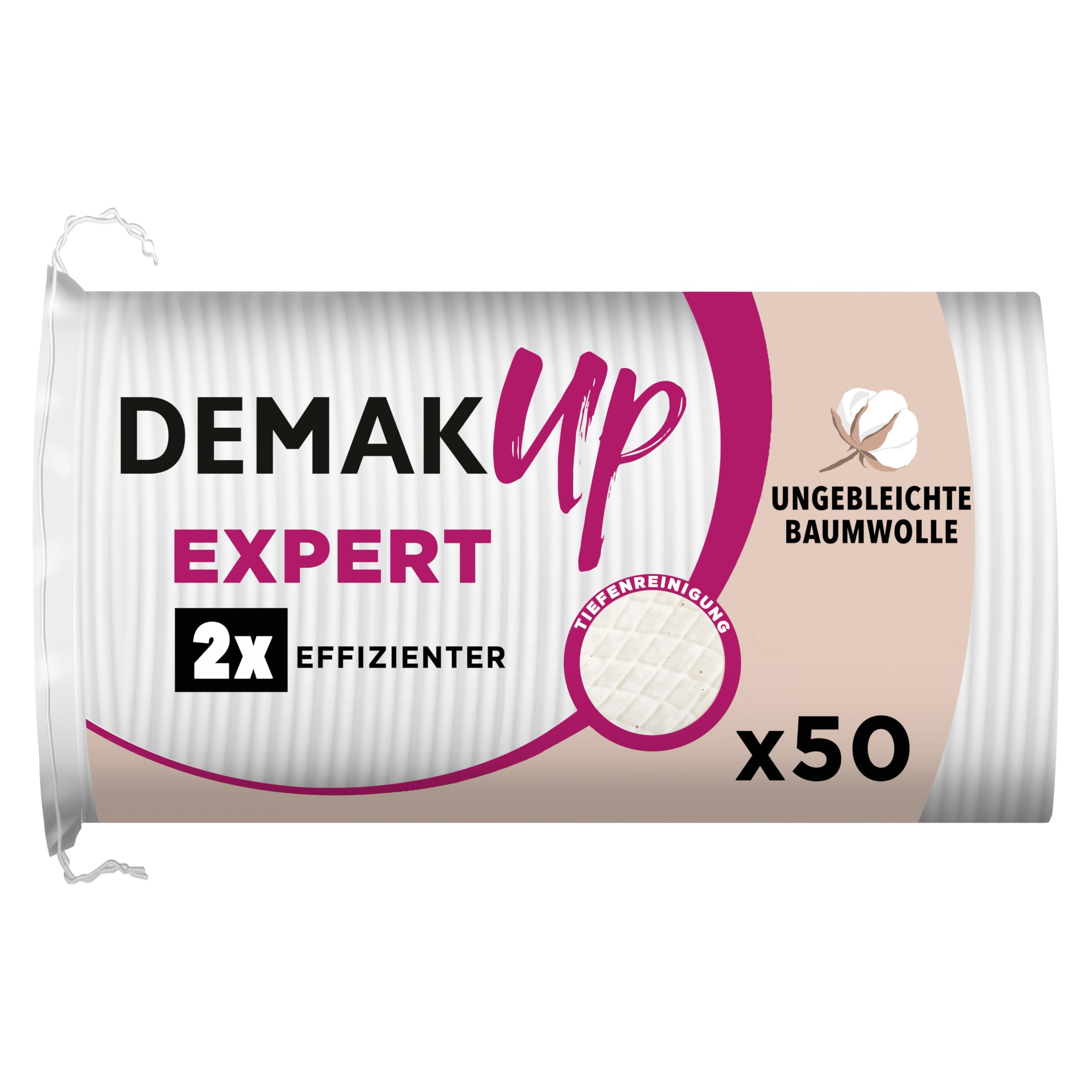 Demak'Up Expert oval Wattepads Mega Pack 18 Packungen 50 Pads