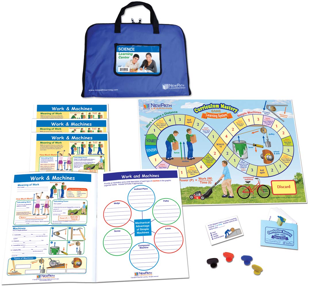 Work & Machines Learning Center Game - Grades 6-9