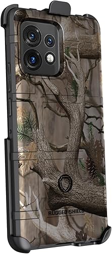 Miniatura 4 de Funda con clip para Motorola Edge Plus (2023), Nakedcellphone Special Ops camuflaje al aire libre Cubierta protectora resistente y trinquete