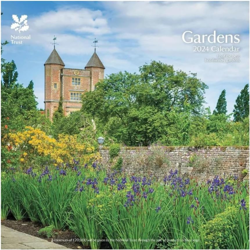 Carousel Calendars National Trust Gardens Square Wall 2024