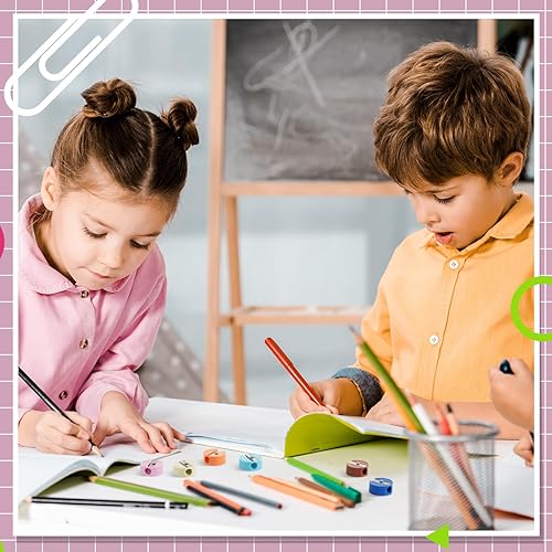 Miniatura 5 de Resurhang 200 sacapuntas de bolsillo coloridos para niños, estudiantes, sacapuntas pequeños, portátil, manual, mini sacapuntas redondo, suministros