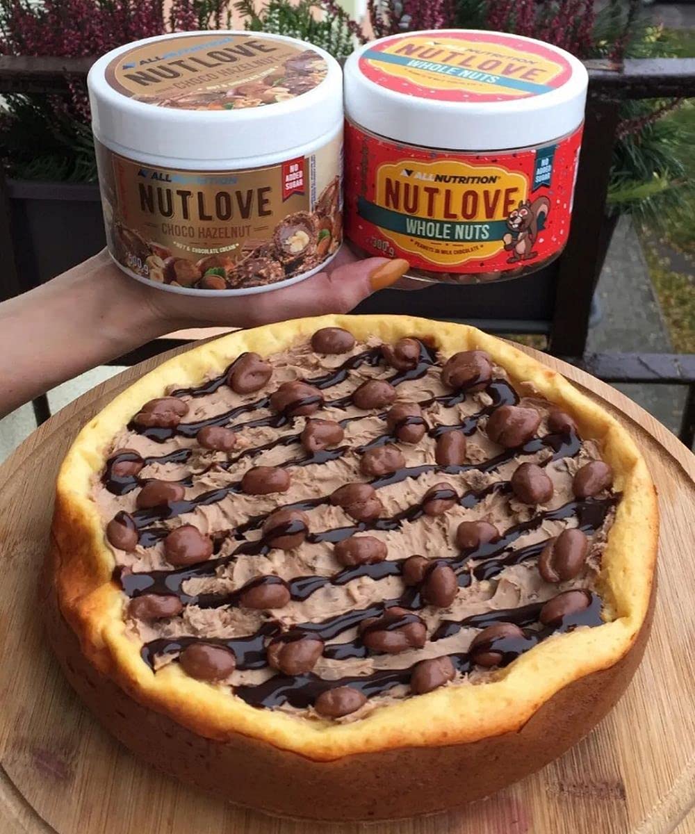 Allnutrition Nutlove Whole Nuts, Peanuts in Milk Chocolate - 300g