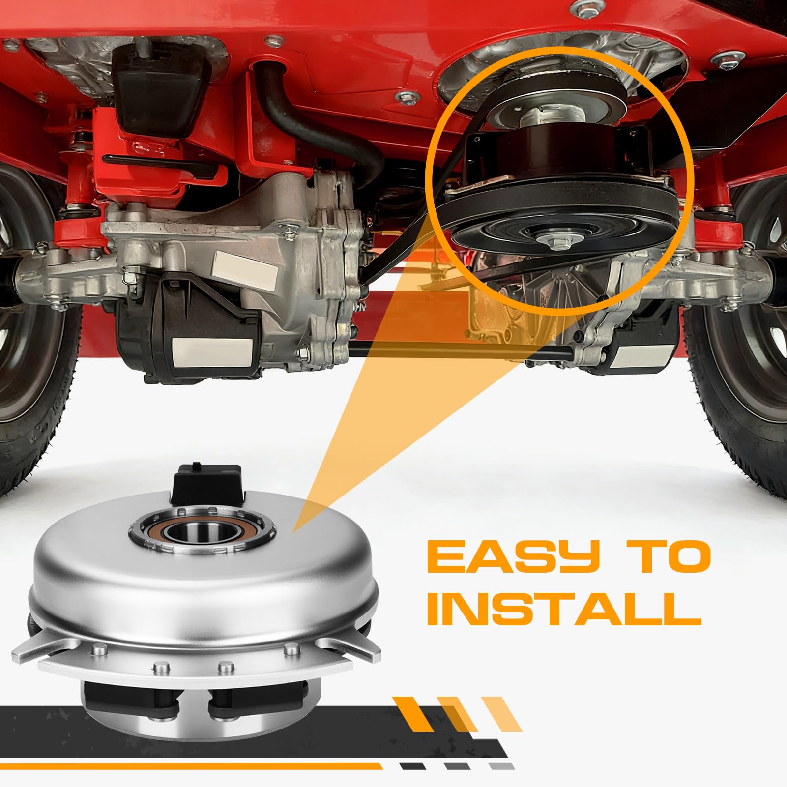 Embrague de cuchilla PTO 02763200 para cortacésped Ariens Gravely de 28 32 pulgadas, motor trasero Rider Zoom 52711900 52712000 51516400 5217-25