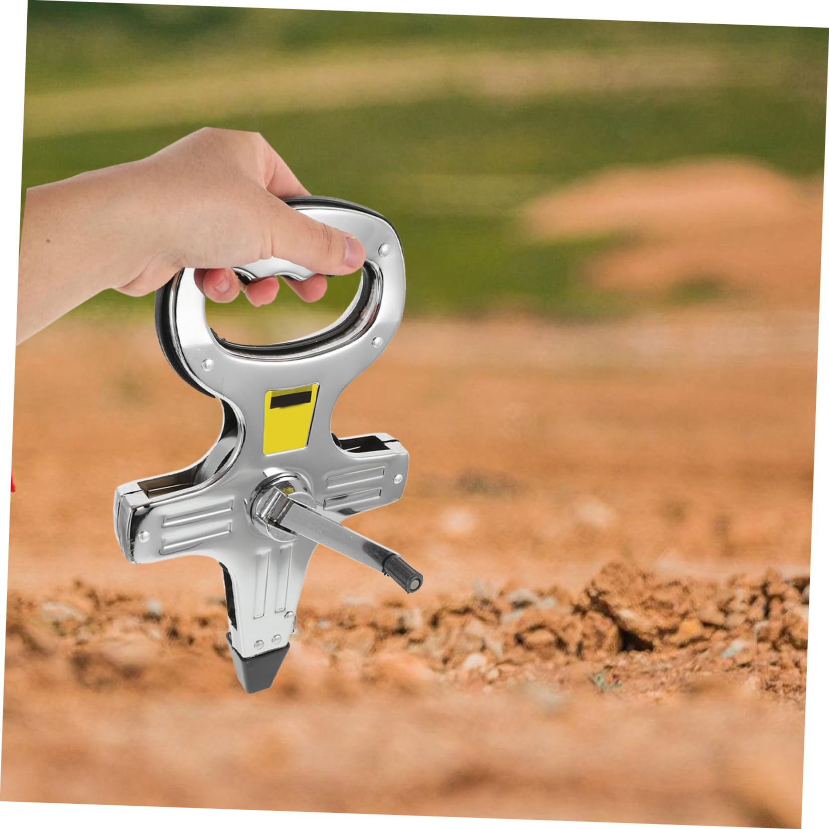 NUOBESTY Mètre Ruban en Acier, Cadre en Acier, Portée 0-100m, Graduations Précises 0,1mm, Outil Polyvalent pour Chantier et Mesures