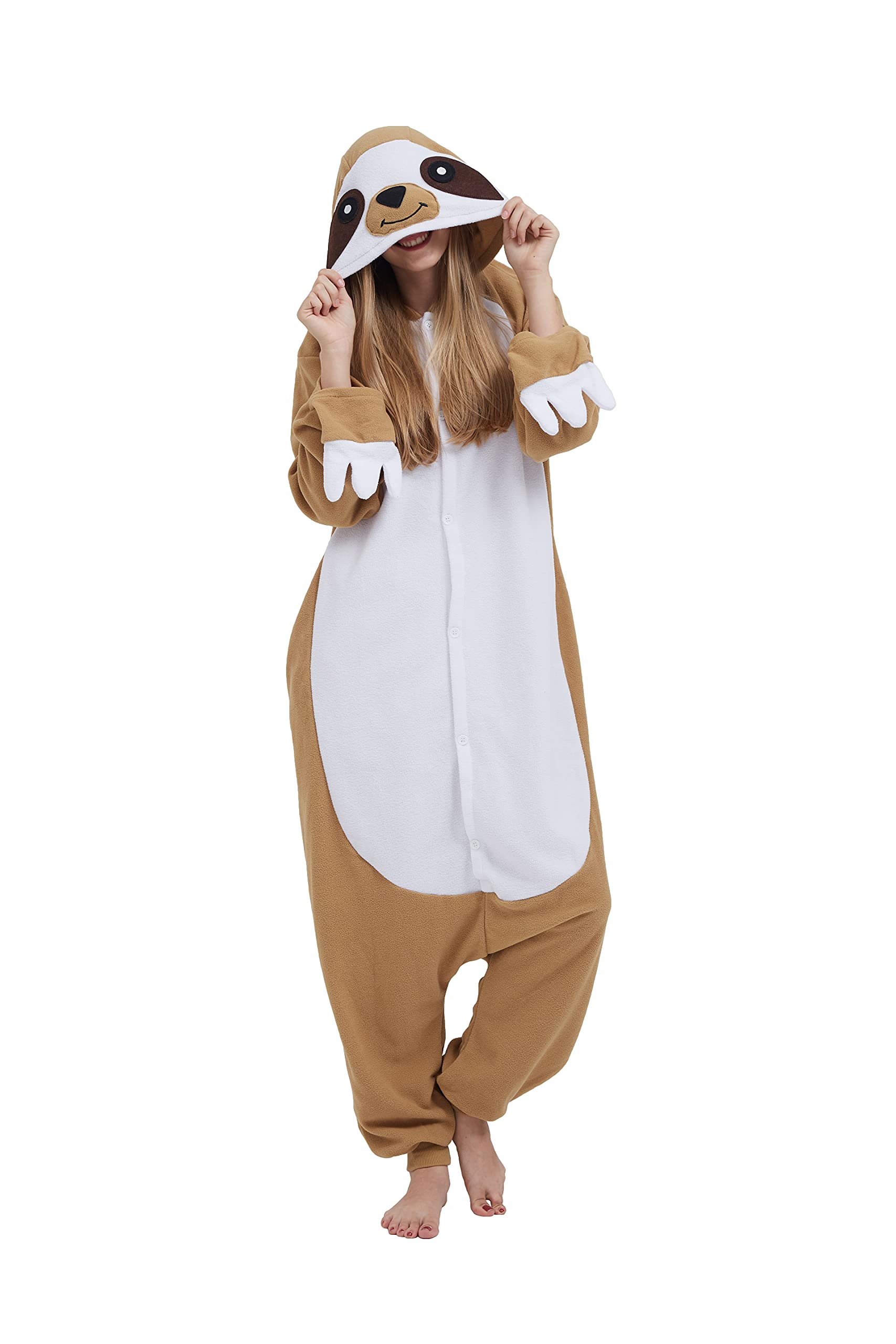 Simzoo dierenpyjama, eendelig dierenpak, cosplay, sleepwear voor heren dames, one piece homewear, uniseks, skelet., XL Simzoo dierenpyjama, eendelig dierenpak, cosplay, sleepwear voor heren dames, one piece homewear, uniseks, skelet., XL