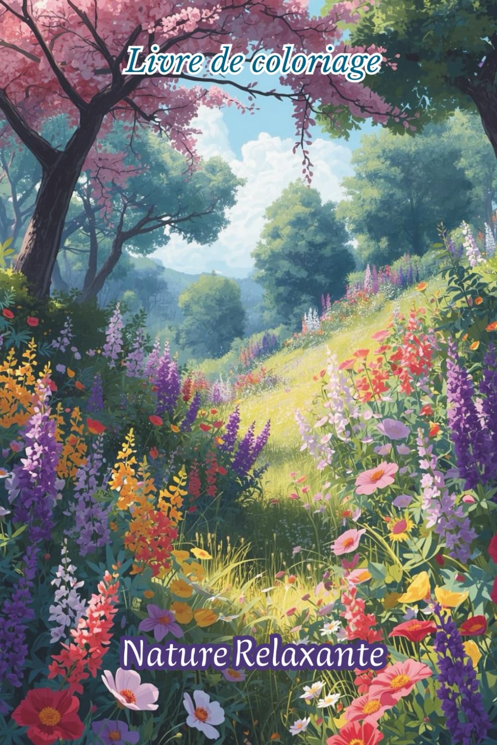 Livre de Coloriage Nature Apaisante: 50 paysages naturels à colorier. Montagnes, forêts, rivières, cascades et scènes relaxantes. Idéal pour la détente, la créativité et l’art-thérapie (Elegant Art)