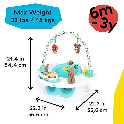 Miniatura 6 de Baby Einstein SuperSeat Touch of Tunes - Asiento de actividades 3 en 1, con música y luces, a partir de 6 meses