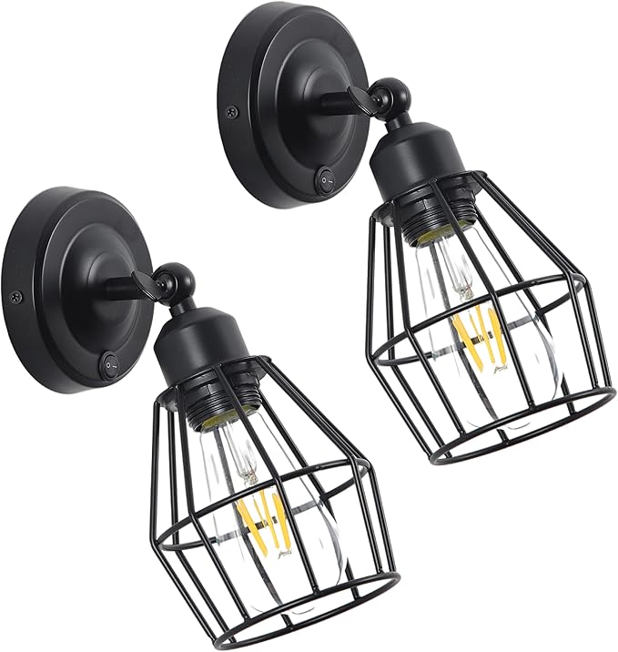 Maichis 12V LED RV Wall Sconce Light Fixture with Switch