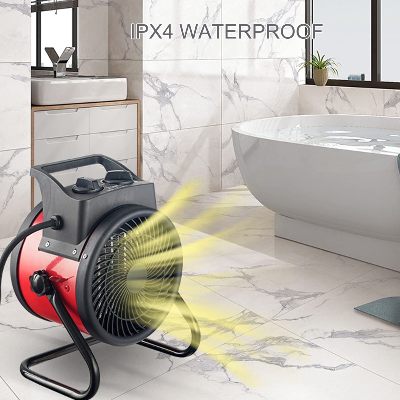 LTLJX Industrial Fan Heater, Heavy Duty Electrical 2000W Free Standing  Convector Ceramic Heater with Overheat Protection for Bathroom, Living  Room, Hotel, Greenhouse : Amazon.ca: Home