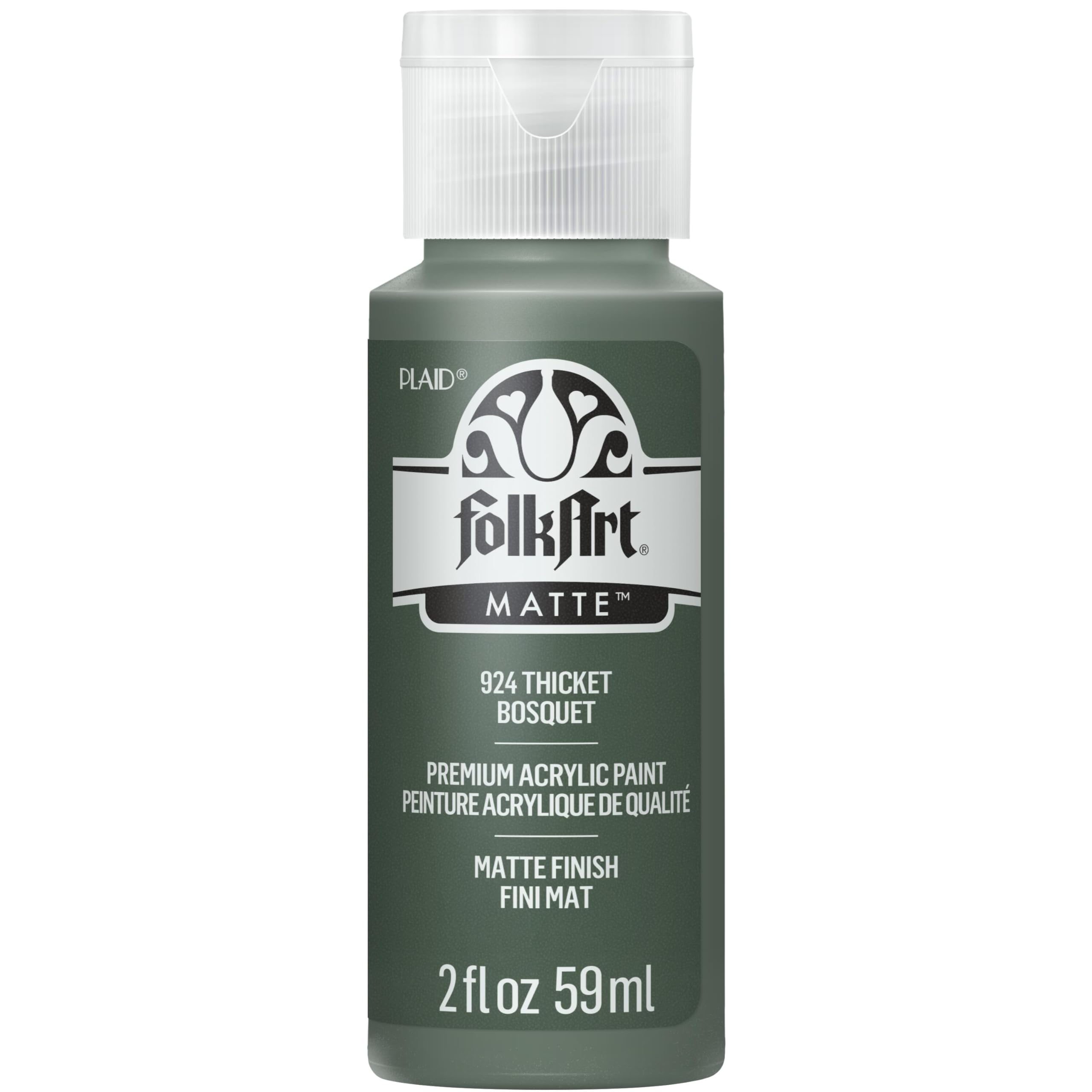 FolkArt Acrylic Paint in Assorted Colors (2 oz), 924, Thicket
