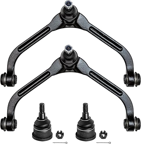 Miniatura 35 de Detroit Axle - Kit de brazos de control delanteros de 4 piezas para Nissan Cube 2009-2014, Nissan Versa 2007-2012 2 brazos de control inferiores con