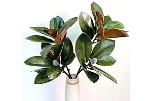 Luxurious 32 Inch Artificial Magnolia Leaves: Breathe Nature Into Your Abode
