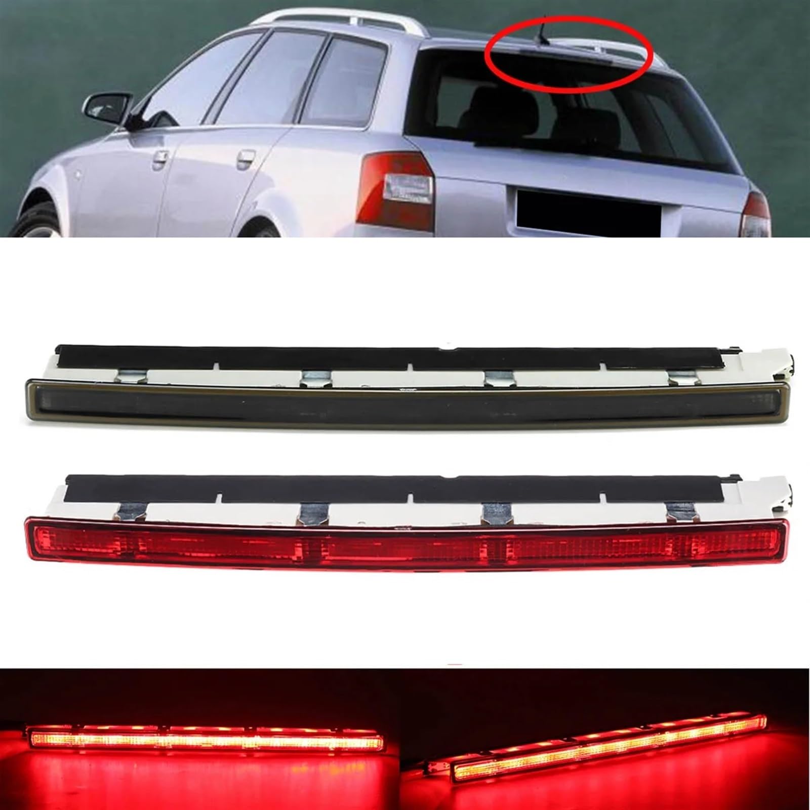 Fanali Posteriori Per Audi Per A4 B6 Wagon 2001-2005 8E9945097 Fanale Posteriore A LED Lampada Posteriore Livello Altezza Luce Stop Lente Della Lampada Leds Luci Posteriori