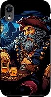Vista 24 de iPhone 16 Pirate Drinking Rum Funny Rum Lover Alcohol Drinker Case