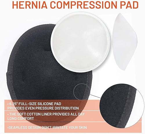 Miniatura 9 de Everyday Medical Cinturón de soporte para hernia umbilical de talla grande I Alivio del dolor y las molestias de hernias umbilicales, ombligo,