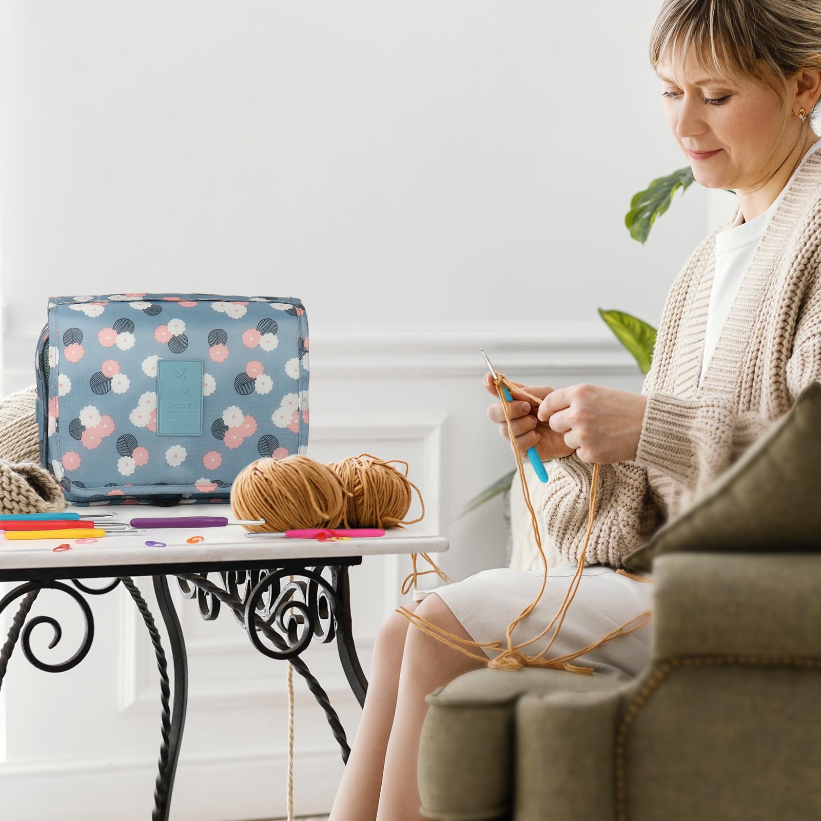 Kit Uncinetto Per Principianti Adulti | Granny Square Completo | Impara A Lavorare All'Uncinetto Con Blocco E Istruzioni | Aeelike