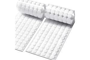 1000-Piece Hook and Loop Sticky Circles