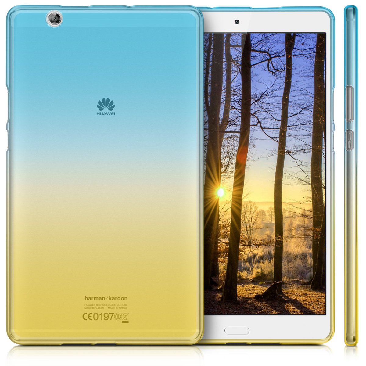 Custodia In Pelle Camoscio Per Huawei MediaPad M3 8.4 | Cover Sottile Con Funzione Stand E Chiusura Magnetica | Kwmobile - 4