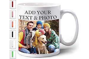 Custom Coffee Mug: Design Your Own 11oz Personalized Photo, Text, or Name