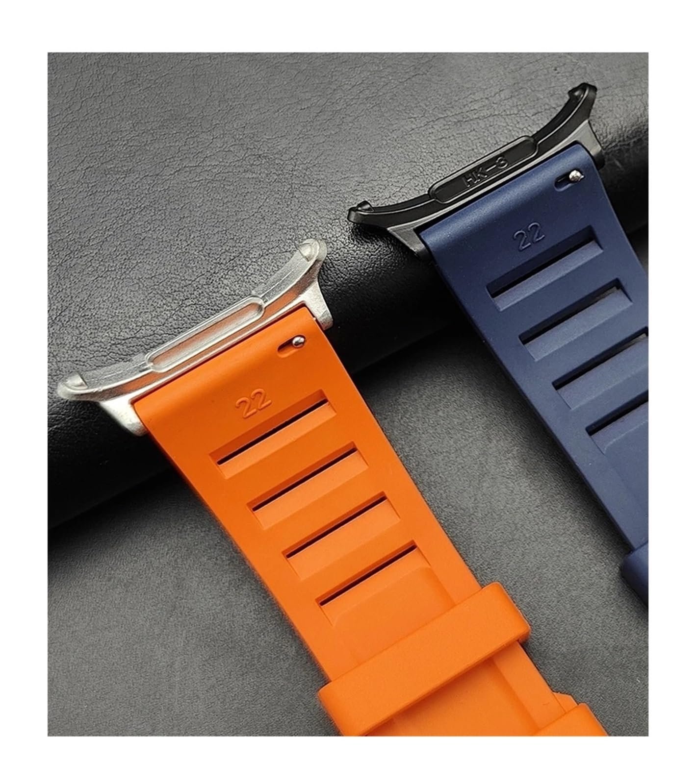 Correa de caucho fluorado for Samsung Galaxy Watch 7 Ultra 47 mm, deportiva, transpirable, correa de reloj