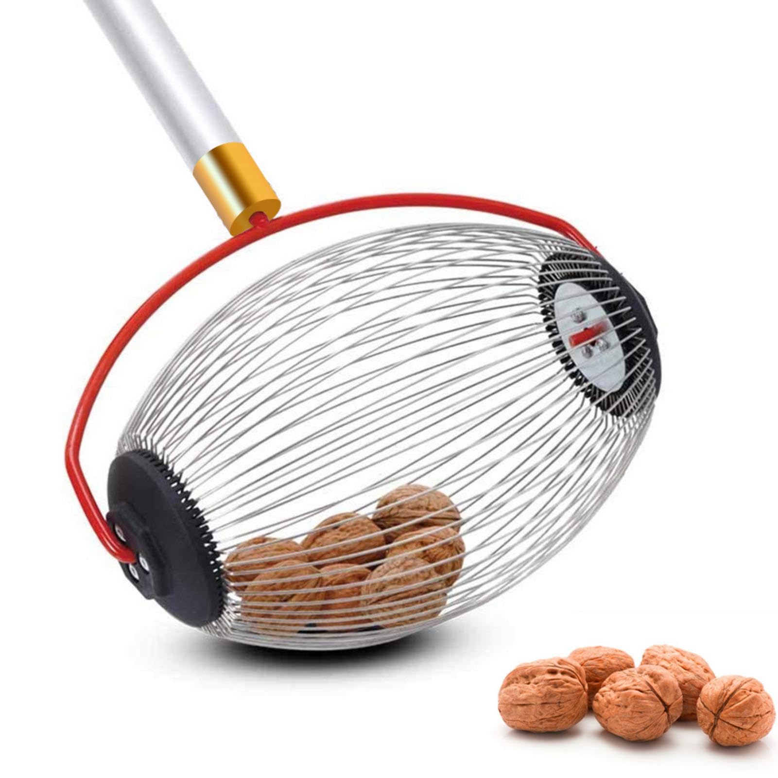 Fruitplukker, notenverzamelaar, rollende ballenplukker, handgereedschapplukker voor buiten, de fruitplukmachine voor walnoten, pecannoten, appels en golfballen (Size : Small