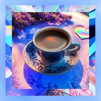 Luminara Studio x Kısmet Turkish Coffee - Lavender Flavored Turkish Coffee, 150 Gr