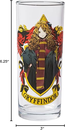 Miniatura 9 de Silver Buffalo Harry Potter Character Crests - Juego de vasos de 4 piezas 10 onzas