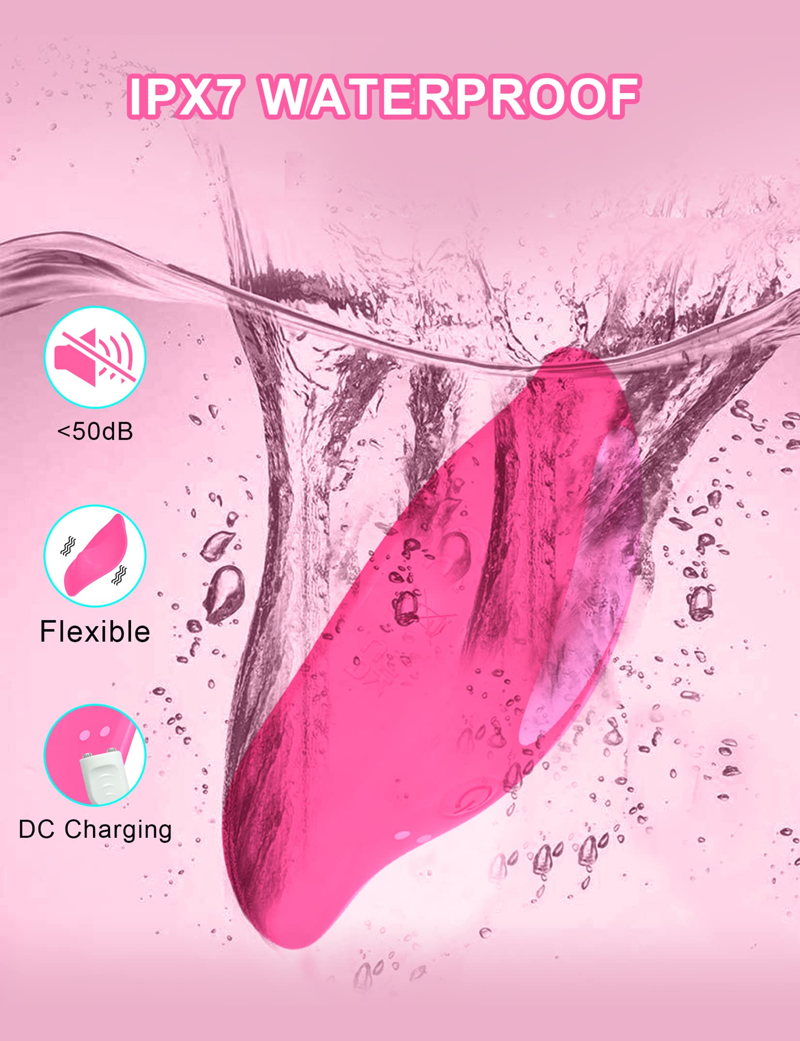 Vibratore a Farfalla Con App, Vibratore Telecomandato Con 9 Modalità, Stimolatore Del Clitoride Indossabile Per Donne, Giocattolo Erotico Ricaricabile Tramite Usb Per Coppie