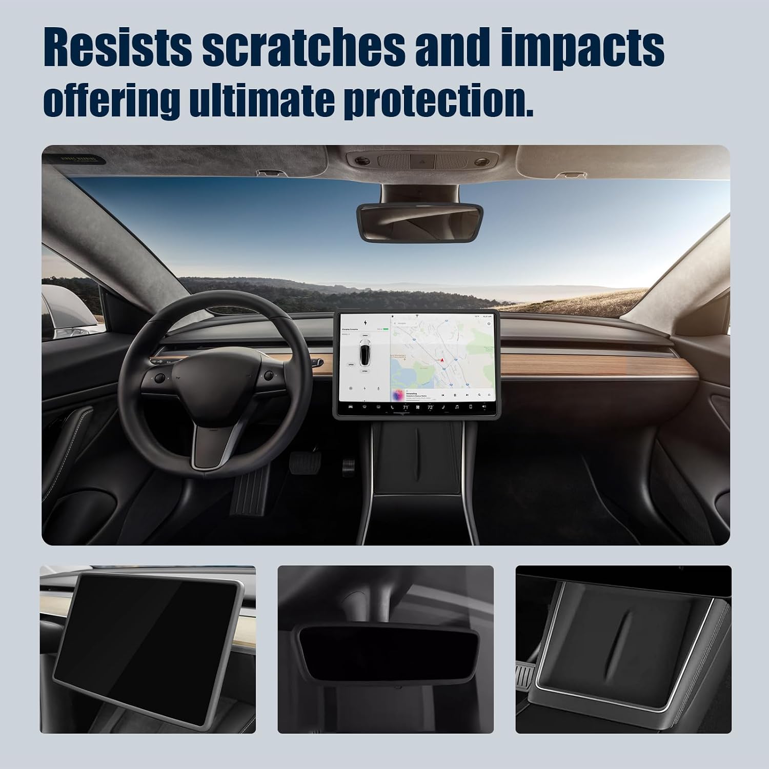 10PCS Center Console Organizer Tray for 2025 2026 Tesla Model Y Accessories, Armrest Hidden Storage Box Cup Holder Charger Pad for Model Y Juniper(Not for Standard)