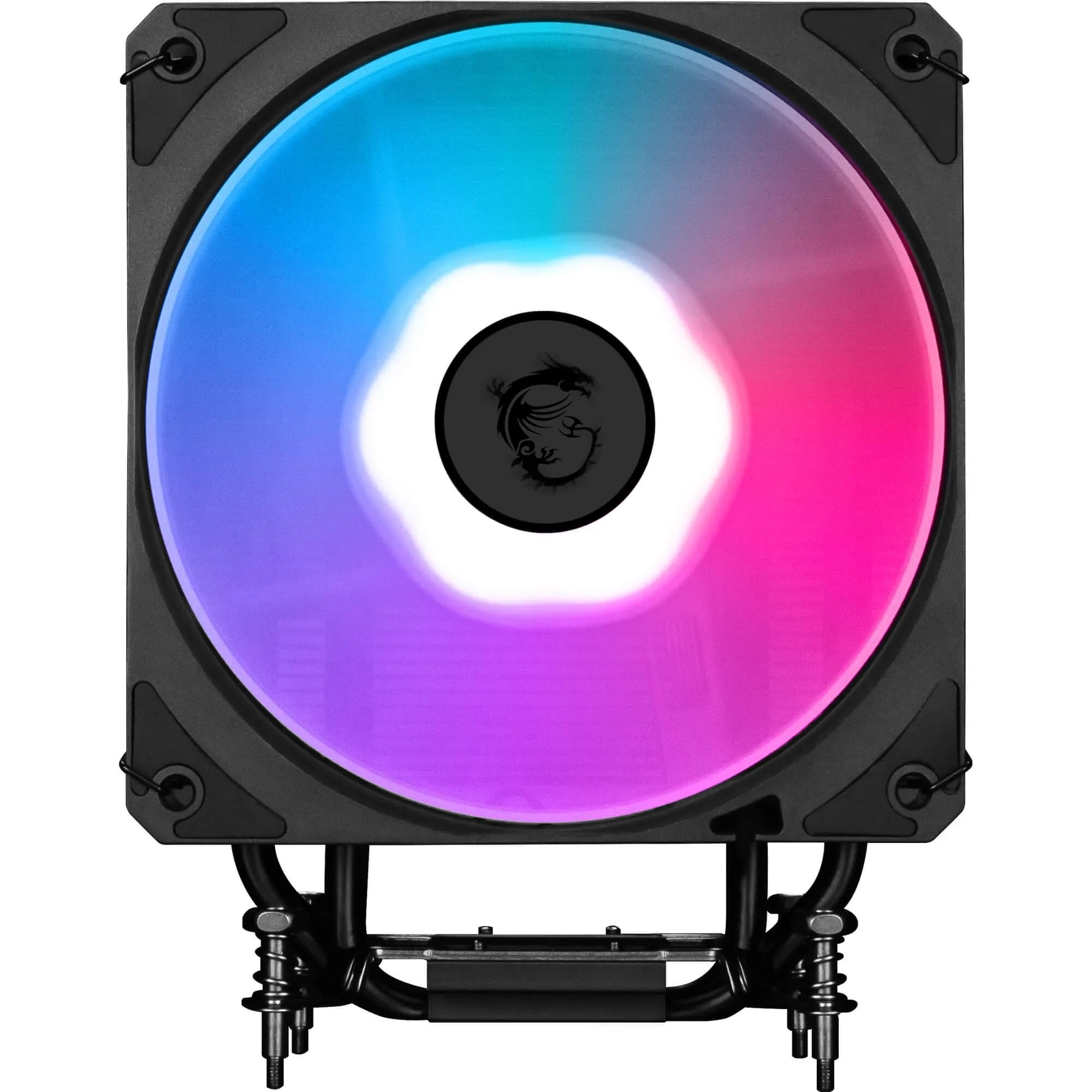 MSI MAG COREFROZR AA13 CPU-Luftkühler – Direct Touch, vier 6-mm-Kupfer-Heatpipes, ARGB, CycloBlade 7, voraufgetragene Wärmeleitpaste, Lüfter mit Rifle-Lager