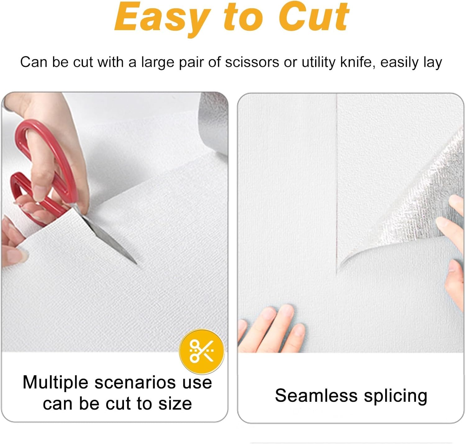 天井に貼るタイル ホワイトウォールステッカー天井壁紙自己粘着、DIY背景壁タイルカバー交換用ホーム/オフィス/スタジオ/寮/店舗(W