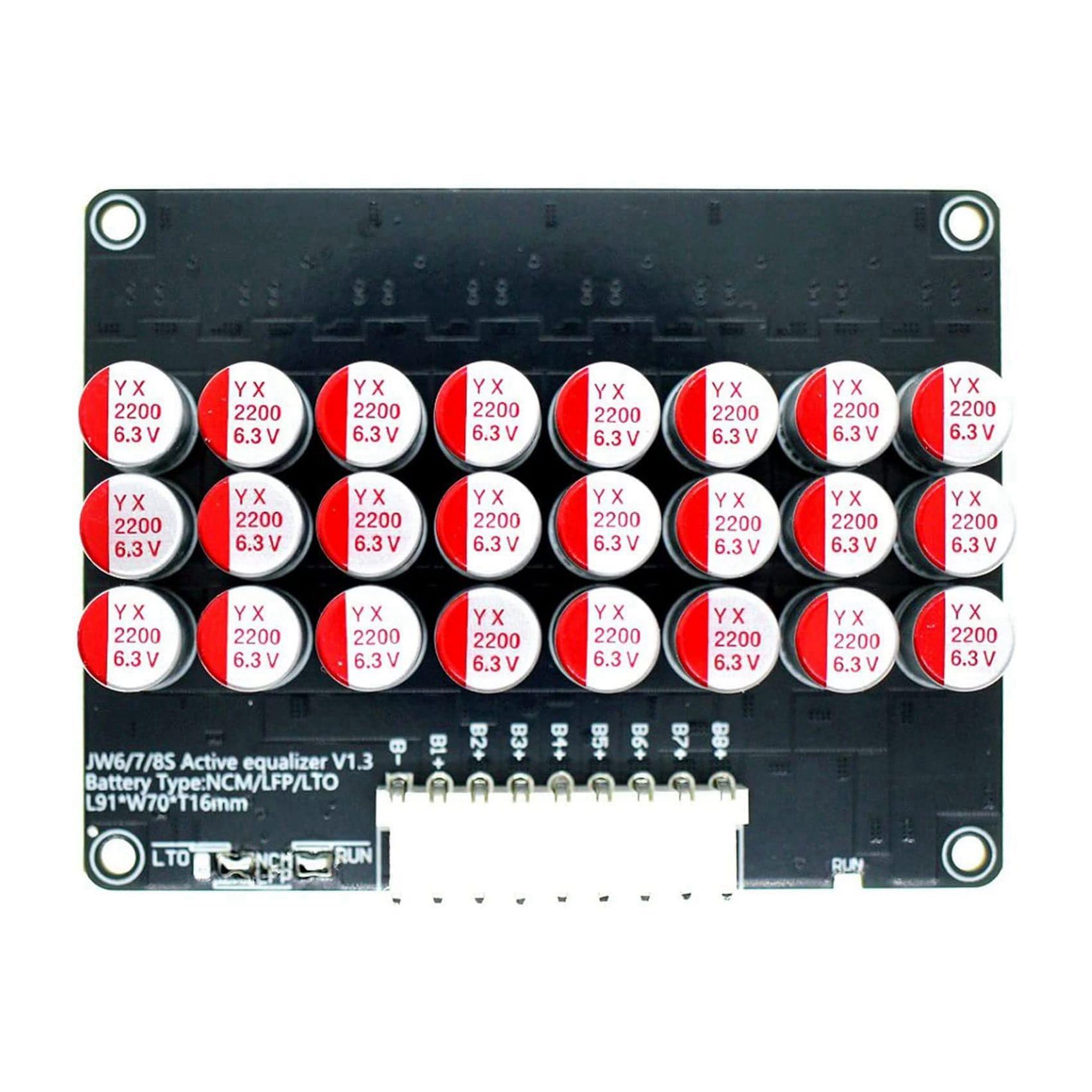 3X 8S Equalizzatore Equalizzatore Lifepo4 Lipo LTO Batteria Equalizzazione Condensatore Board
