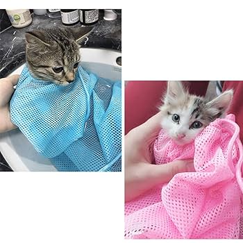 Amazon | 猫用 ネット みのむし袋 保定袋 洗濯キャットバッグ