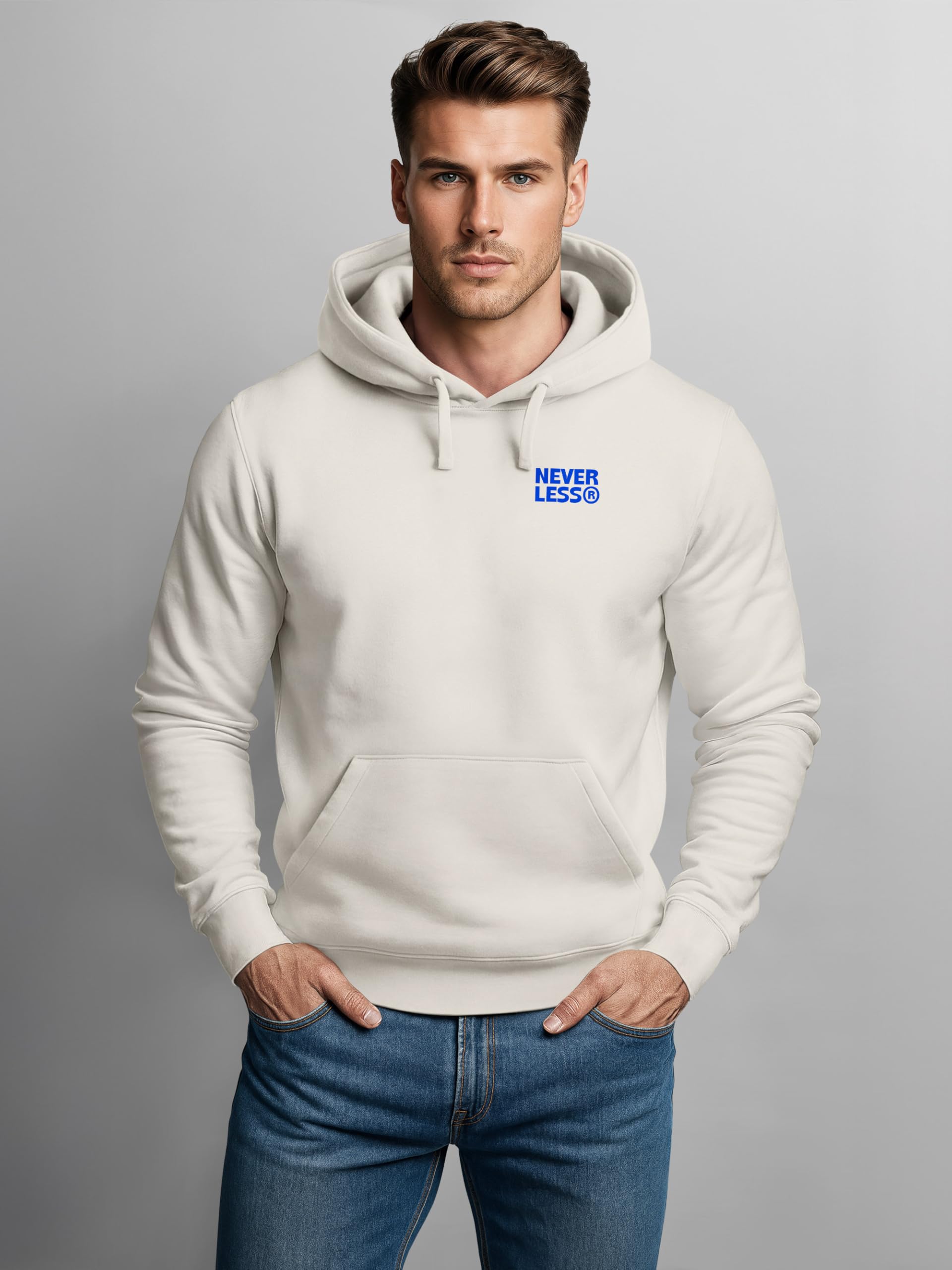 Neverless® Herren Hoodie Backprint Après Ski Club Rückenaufdruck Kapuzen-Pullover Männer Fashion Streetstyle
