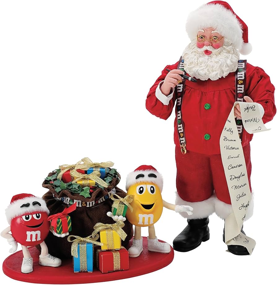 Amazon.co.jp: Department 56 Possible Dreams サンタとM&M's