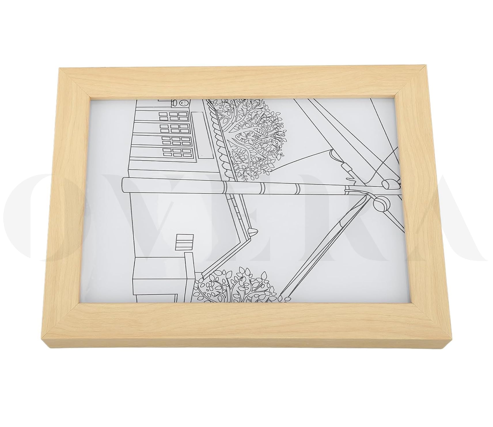 overa Light Painting Decoration, 3 Colors LED Light Sunshine Shadow Picture Frames, LED Glowing Photo Frame,Experience Light and Shadow The Art of Photo Frame (L, sunset and street lights) 3