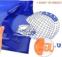 Vista 131 de TUMIYA HTV Heat Transfer Vinyl Rolls - 12" x 30 Ft HTV Vinyl, Black Iron on Vinyl DIY Design for T-Shirt (Black)