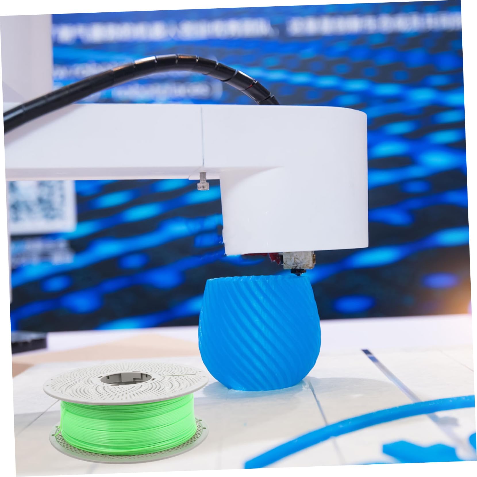 iplusmile Filamento de Impresión 3d Recargable Filamento Luminoso para Proyectos Creativos Brillo Oscuridad