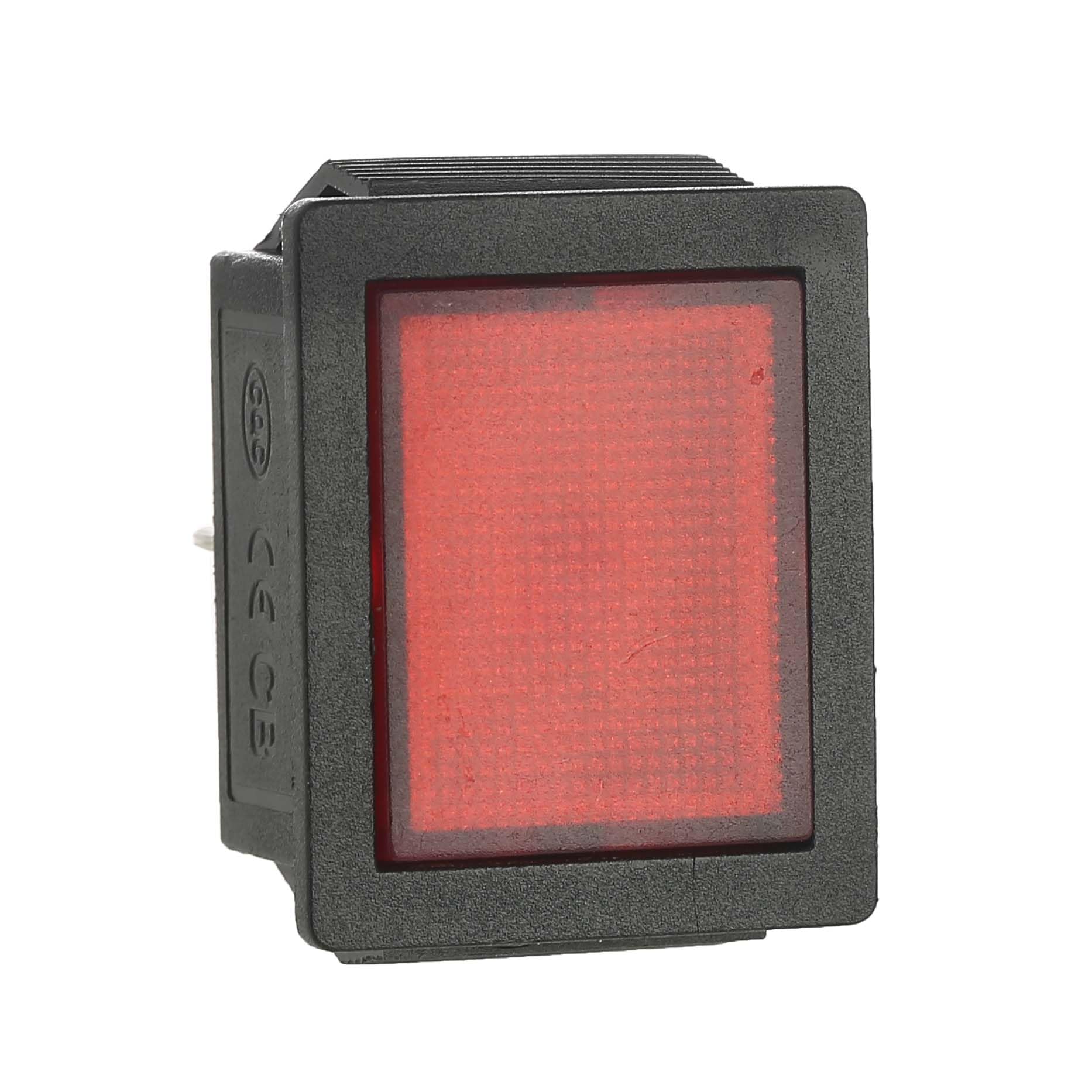 Masterpart Black/Red Vacuum Neon Power Indicator Lamp Switch Compatible With Numatic Henry, Hetty, James Nrv200 Vacuum Cleaners