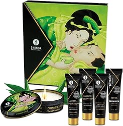 Shunga Geishas Secret Collection Green Tea Aceite de Masaje - 1 Pack