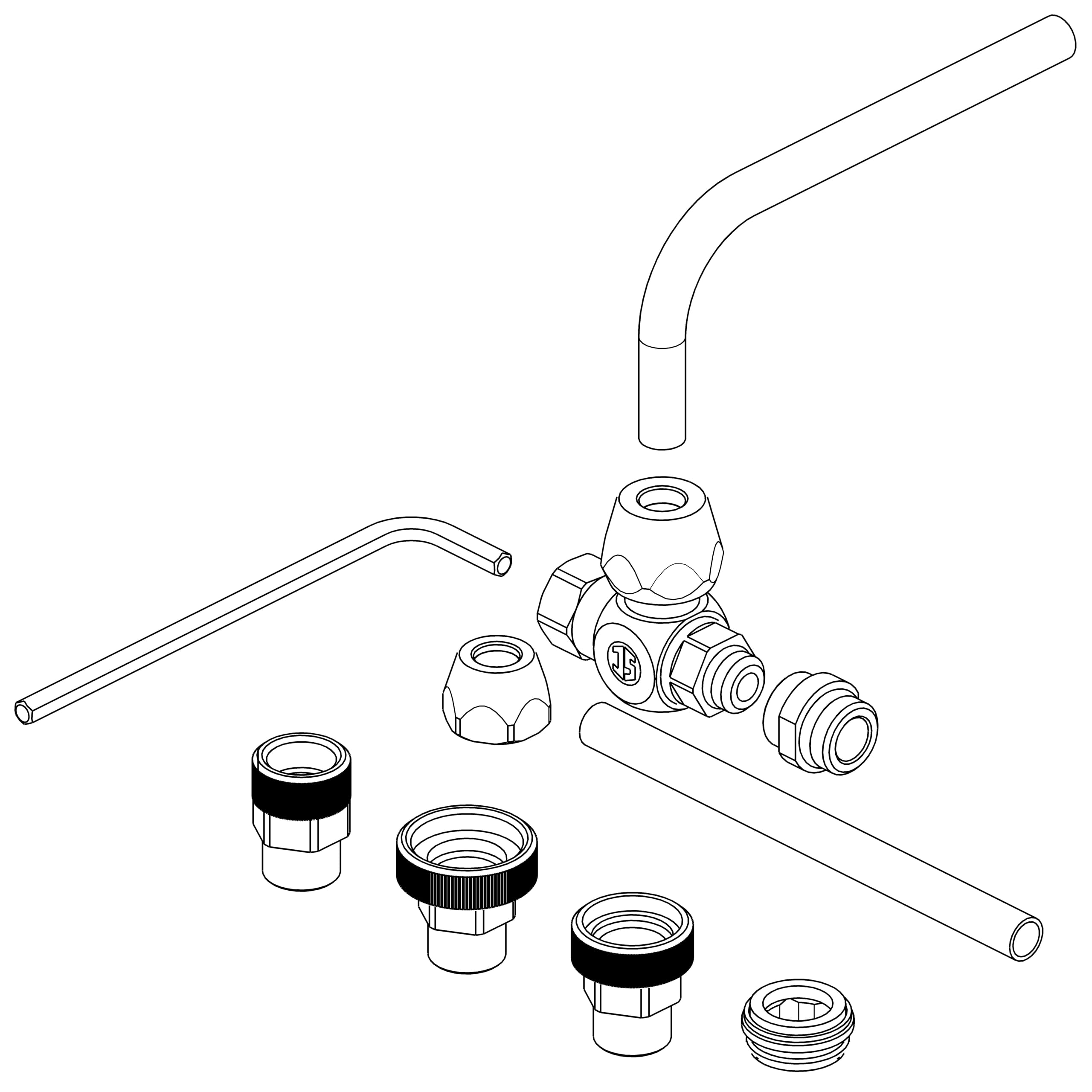 JS PROBENAHMEVENTIL-SET