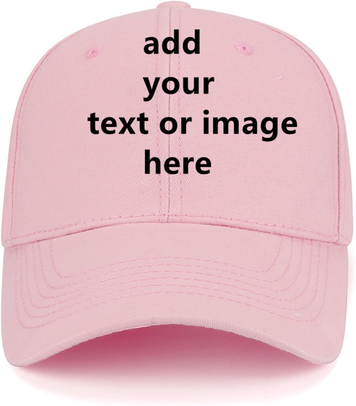 Custom Baseball Cap with Your Text for Men Women,Personalized Adjustable Trucker Caps Casual Sun Peak Hat for Gifts